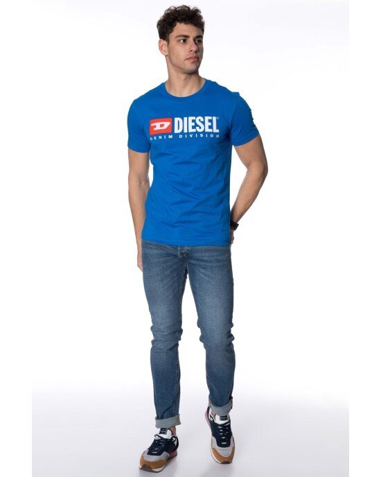 T-shirt Diesel μπλε T-shirt Diesel μπλε