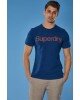 T-shirt SUPERDRY μπλε T-shirt SUPERDRY μπλε