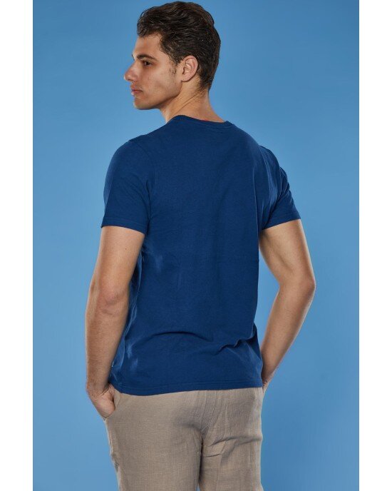 T-shirt SUPERDRY μπλε T-shirt SUPERDRY μπλε