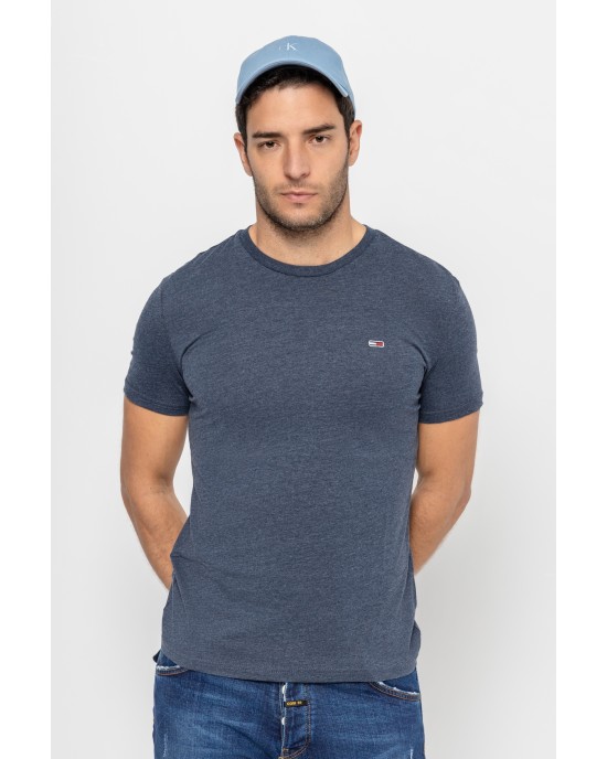 T-shirt Tommy Jeans μπλε ΚΟΝΤΟΜΑΝΙΚΕΣ