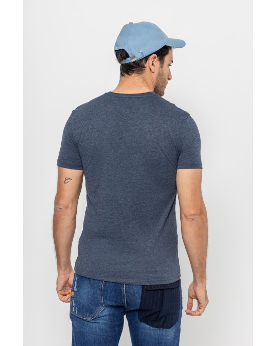 T-shirt Tommy Jeans μπλε ΚΟΝΤΟΜΑΝΙΚΕΣ