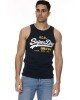 T-shirt Superdry μπλε T-shirt Superdry μπλε