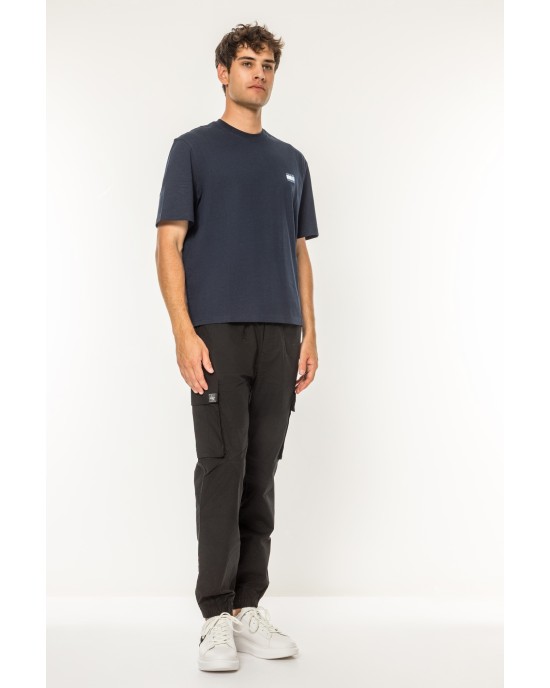 T-shirt Tommy Jeans μπλε ΚΟΝΤΟΜΑΝΙΚΕΣ
