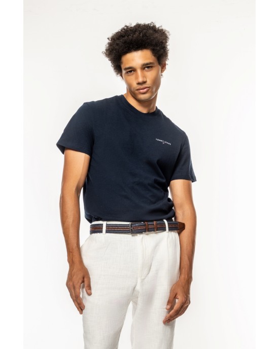 T-shirt Tommy Jeans μπλε ΚΟΝΤΟΜΑΝΙΚΕΣ