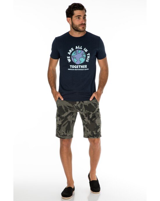 T-shirt Emerson μπλε T-shirt Emerson μπλε