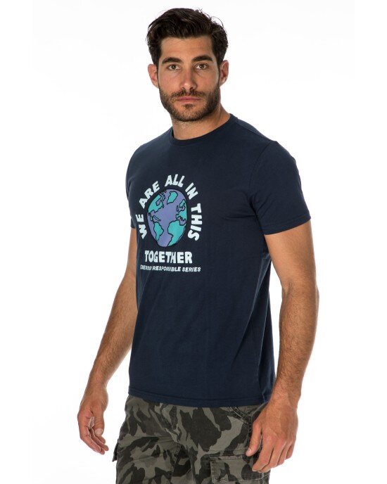 T-shirt Emerson μπλε T-shirt Emerson μπλε