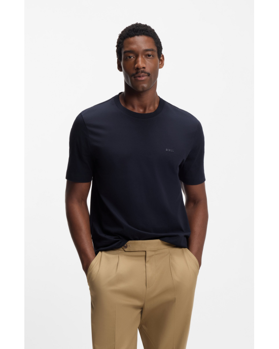 T-Shirt Boss μπλε ΚΟΝΤΟΜΑΝΙΚΕΣ
