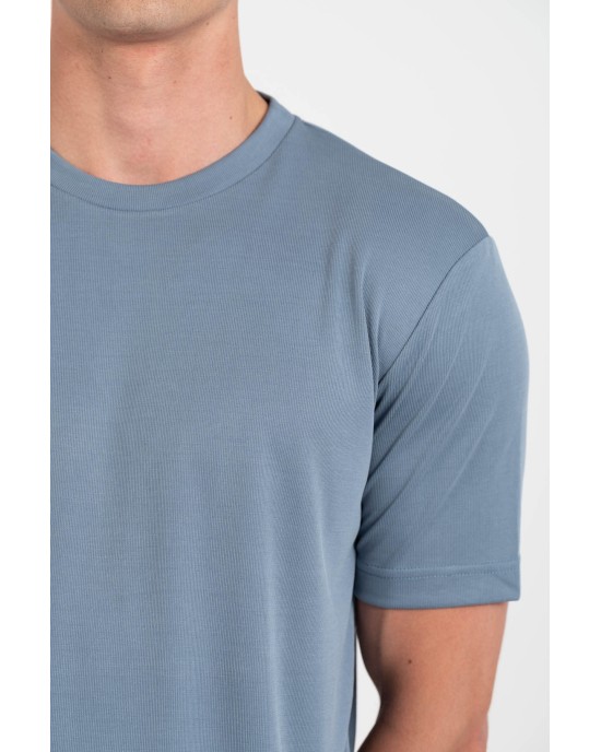 T-shirt Vittorio μπλε ΚΟΝΤΟΜΑΝΙΚΕΣ