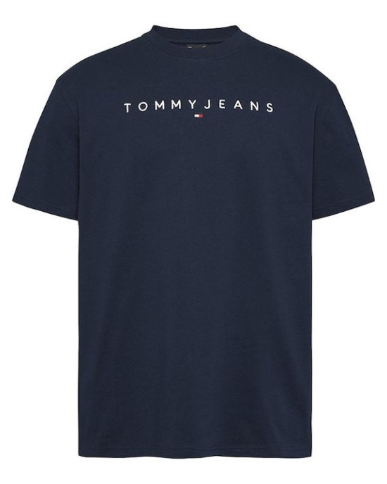 T-shirt Tommy Jeans μπλε ΚΟΝΤΟΜΑΝΙΚΕΣ