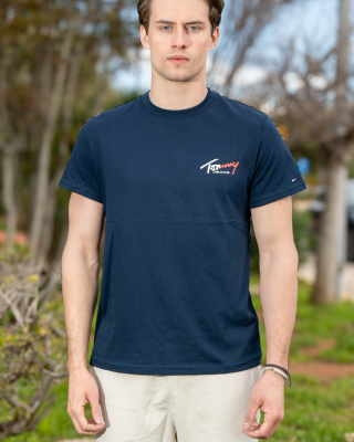 T-shirt Tommy Jeans μπλε