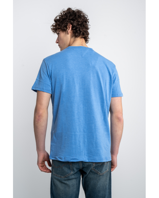 T-shirt Tommy Jeans μπλε ΚΟΝΤΟΜΑΝΙΚΕΣ