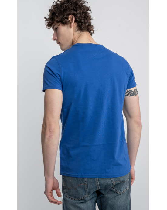 T-shirt Tommy Jeans μπλε ΚΟΝΤΟΜΑΝΙΚΕΣ