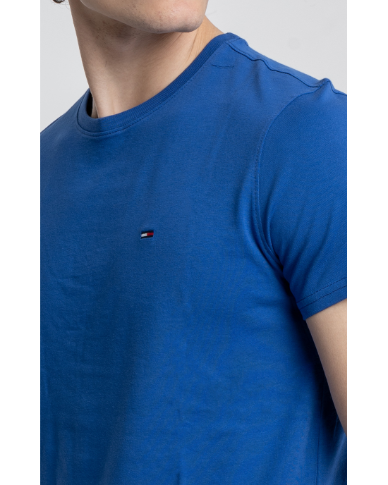 T-shirt Tommy Jeans μπλε ΚΟΝΤΟΜΑΝΙΚΕΣ