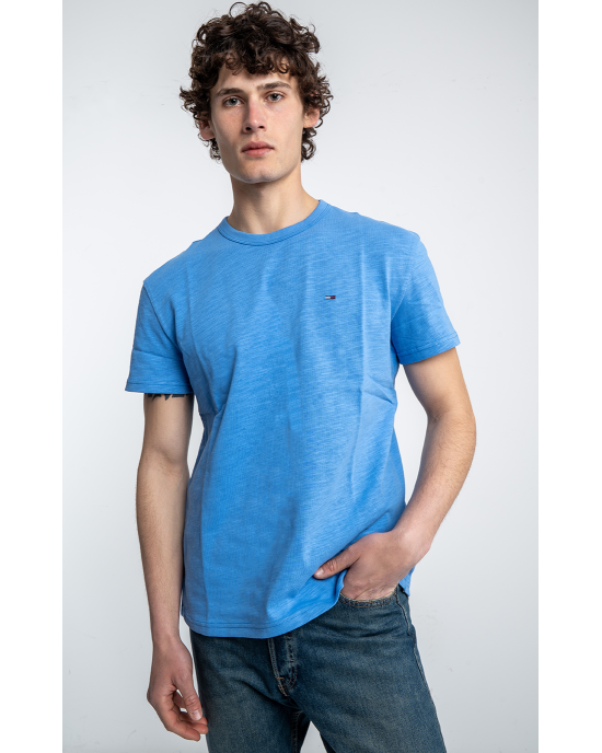 T-shirt Tommy Jeans μπλε ΚΟΝΤΟΜΑΝΙΚΕΣ