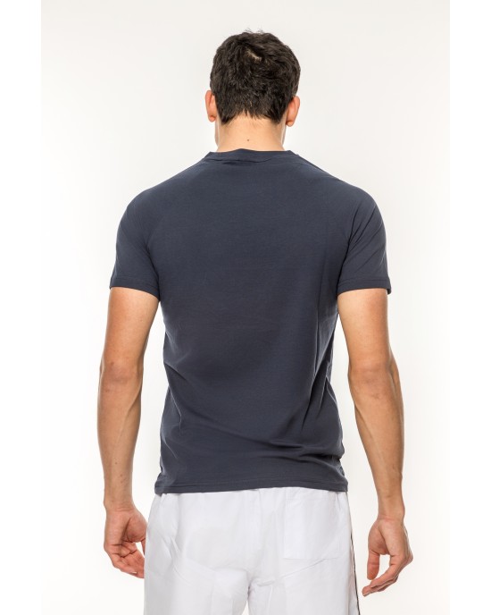 T-Shirt Boss μπλε ΚΟΝΤΟΜΑΝΙΚΕΣ