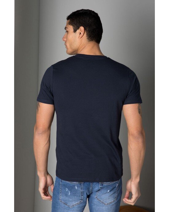 T-shirt Jack n Jones Μπλε T-shirt Jack n Jones Μπλε