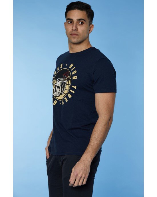 T-shirt Jack n Jones μπλε T-shirt Jack n Jones μπλε