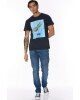 T-shirt Jack n Jones μπλε T-shirt Jack n Jones μπλε