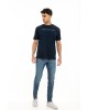 T-shirt Tommy Jeans μπλε ΚΟΝΤΟΜΑΝΙΚΕΣ