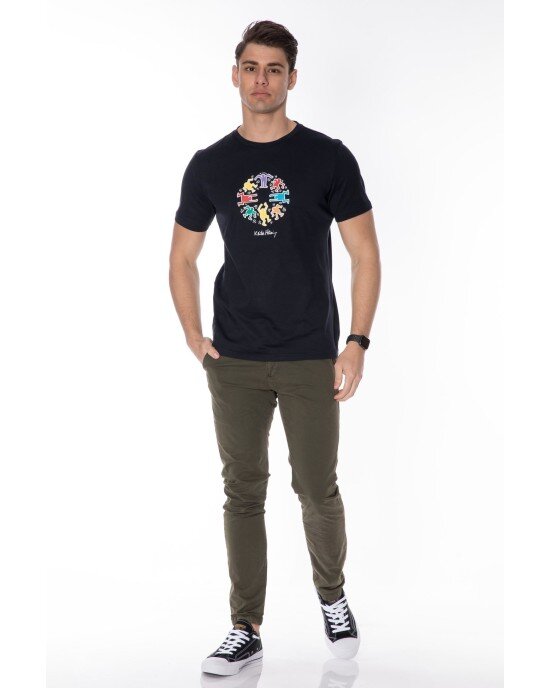 T-shirt Antony Morato μπλε T-shirt Antony Morato μπλε