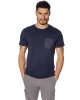 T-shirt Jack n Jones μπλε ΚΟΝΤΟΜΑΝΙΚΕΣ