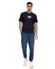 T-shirt Jack n Jones μπλε ΚΟΝΤΟΜΑΝΙΚΕΣ