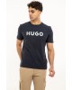 T-Shirt Hugo μπλε ΚΟΝΤΟΜΑΝΙΚΕΣ