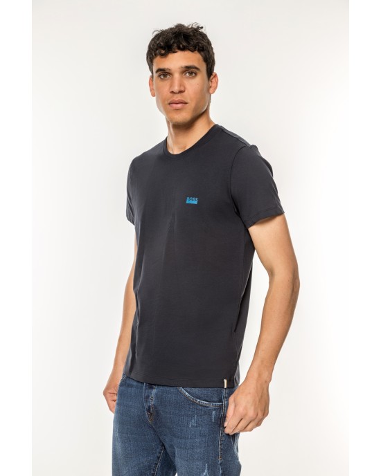 T-Shirt Boss Bodywear μπλε ΚΟΝΤΟΜΑΝΙΚΕΣ