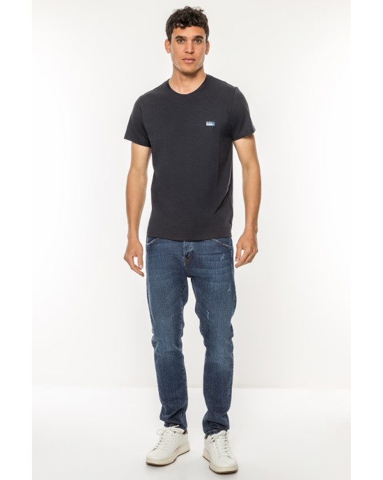 T-Shirt Boss Bodywear μπλε ΚΟΝΤΟΜΑΝΙΚΕΣ