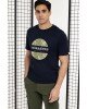 T-shirt Jack n Jones μπλε ΚΟΝΤΟΜΑΝΙΚΕΣ