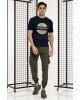 T-shirt Jack n Jones μπλε ΚΟΝΤΟΜΑΝΙΚΕΣ