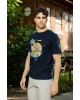 T-shirt Jack n Jones μπλε ΚΟΝΤΟΜΑΝΙΚΕΣ