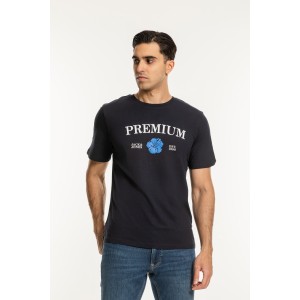 T-shirt Jack n Jones μπλε T-shirt Jack n Jones μπλε