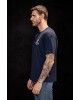 T-shirt Jack n Jones μπλε ΚΟΝΤΟΜΑΝΙΚΕΣ