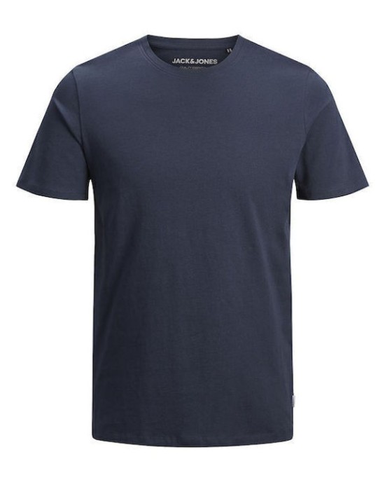 T-shirt Jack n Jones μπλε ΚΟΝΤΟΜΑΝΙΚΕΣ