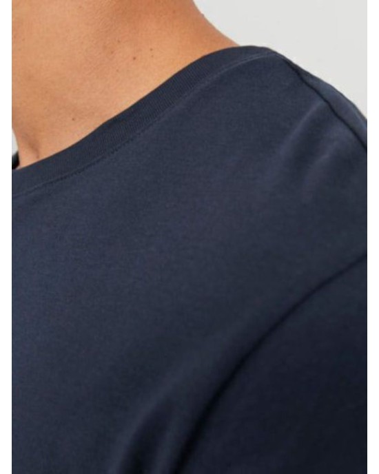 T-shirt Jack n Jones μπλε ΚΟΝΤΟΜΑΝΙΚΕΣ