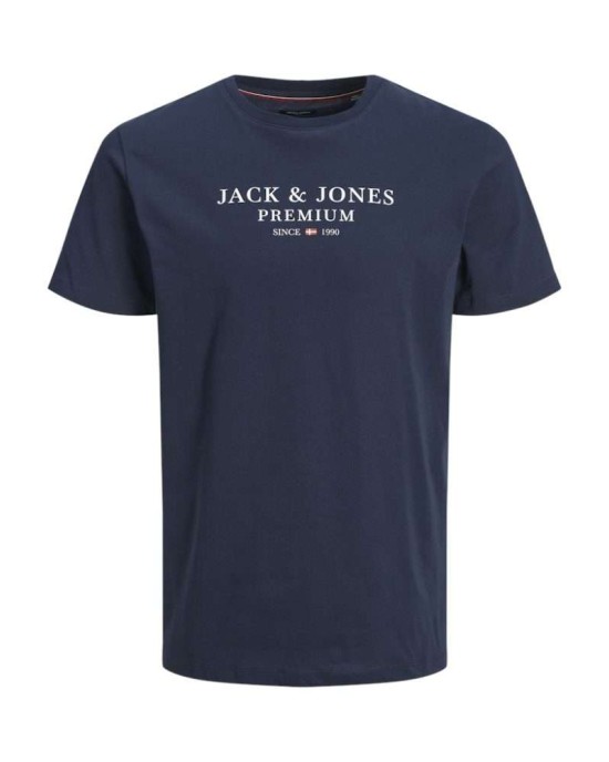 T-shirt Jack n Jones μπλε ΚΟΝΤΟΜΑΝΙΚΕΣ