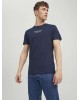 T-shirt Jack n Jones μπλε ΚΟΝΤΟΜΑΝΙΚΕΣ