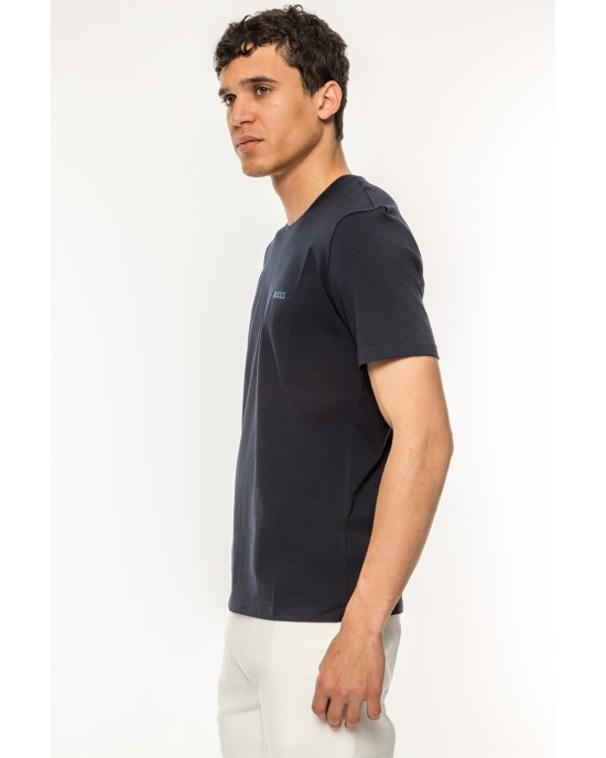 T-Shirt Boss μπλε ΚΟΝΤΟΜΑΝΙΚΕΣ