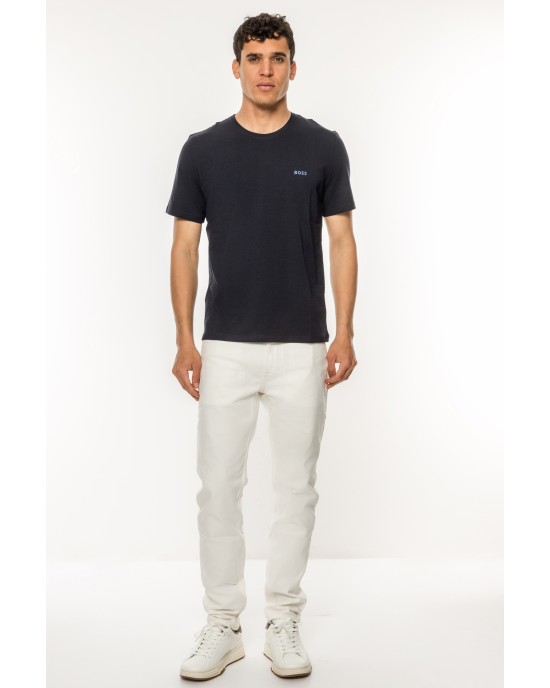 T-Shirt Boss μπλε ΚΟΝΤΟΜΑΝΙΚΕΣ