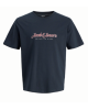T-shirt Jack n Jones μπλε ΚΟΝΤΟΜΑΝΙΚΕΣ