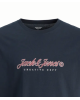 T-shirt Jack n Jones μπλε ΚΟΝΤΟΜΑΝΙΚΕΣ
