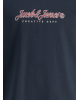 T-shirt Jack n Jones μπλε ΚΟΝΤΟΜΑΝΙΚΕΣ