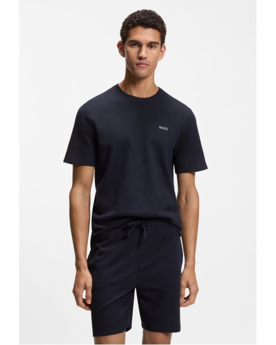 T-Shirt Boss μπλε ΚΟΝΤΟΜΑΝΙΚΕΣ