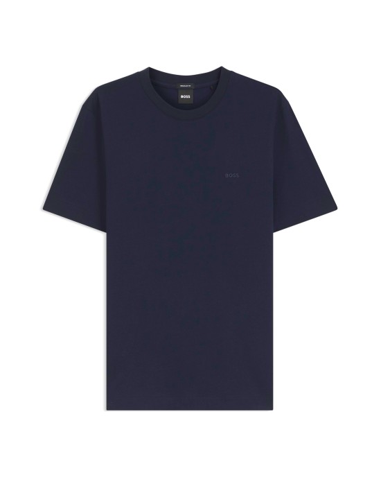 T-Shirt Boss μπλε ΚΟΝΤΟΜΑΝΙΚΕΣ