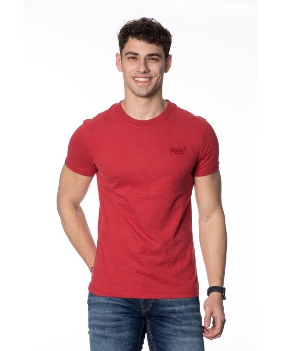 T-shirt SUPERDRY κόκκινο T-shirt SUPERDRY κόκκινο