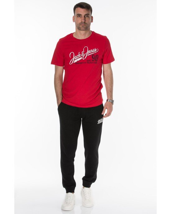 T-shirt Jack n Jones κόκκινο T-shirt Jack n Jones κόκκινο