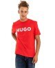 T-shirt HUGO κόκκινο ΚΟΝΤΟΜΑΝΙΚΕΣ