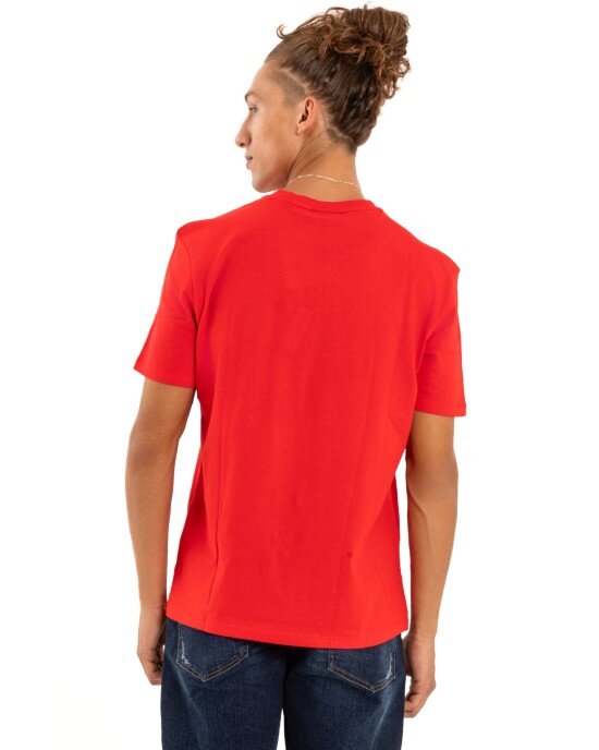 T-shirt HUGO κόκκινο ΚΟΝΤΟΜΑΝΙΚΕΣ