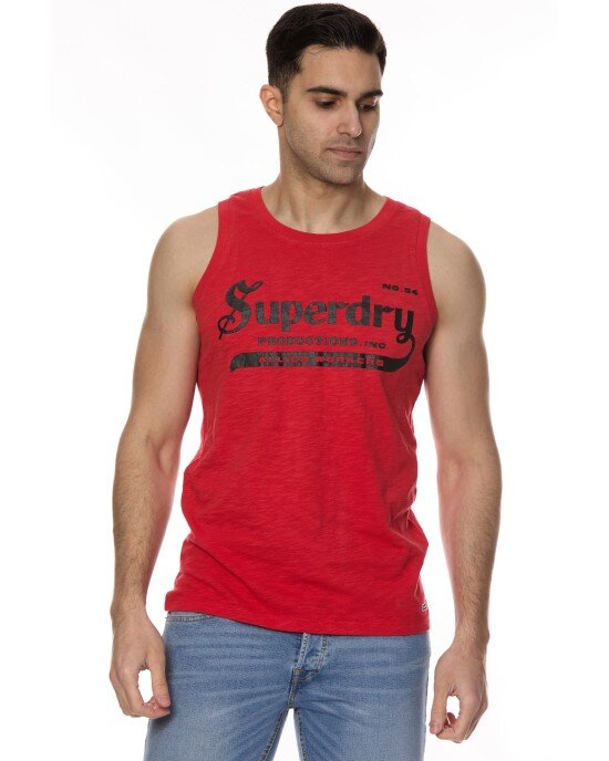T-shirt Superdry κόκκινο T-shirt Superdry κόκκινο